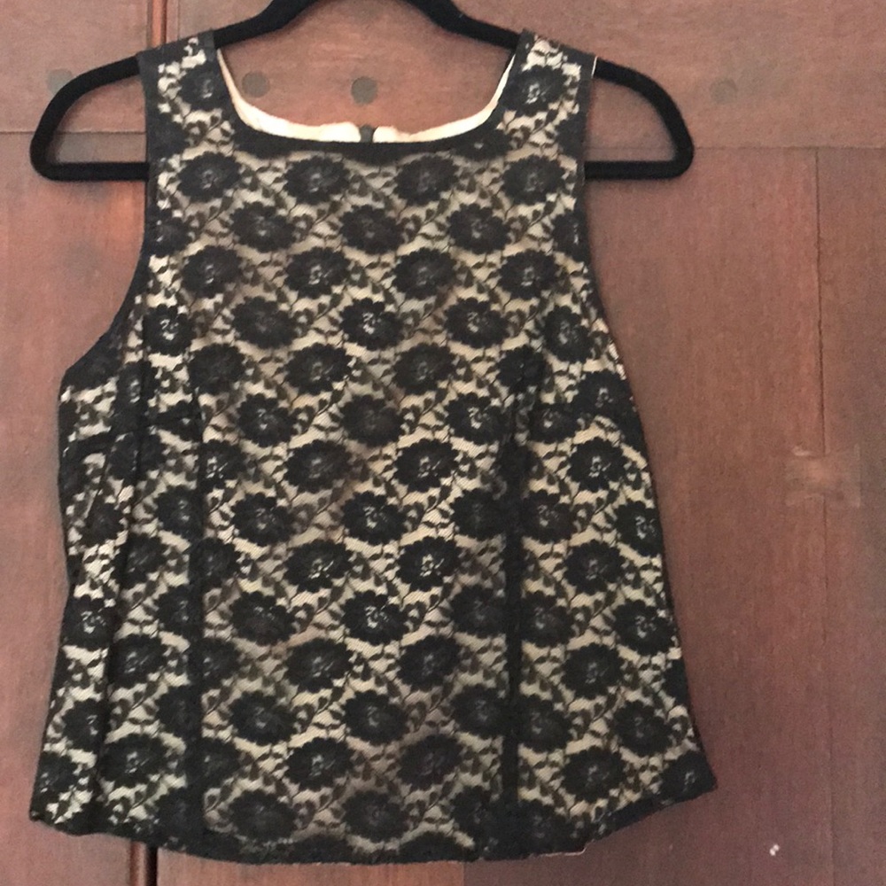 JBS Lace Overlay Top